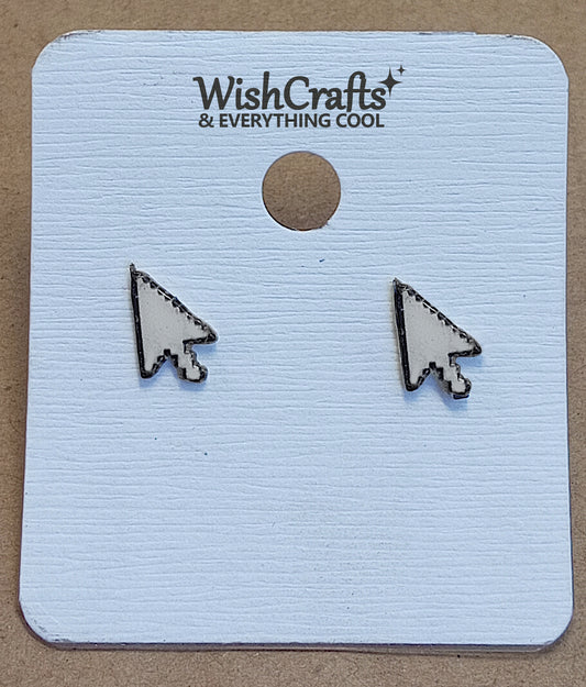 Mouse Cursor Stud Earrings